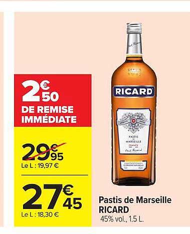 2€50 DE REMISE IMMÉDIATE