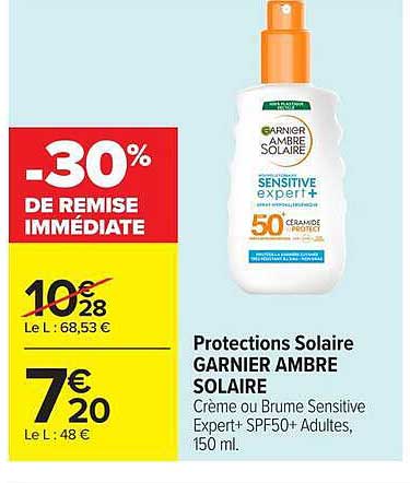 -30% DE REMISE IMMÉDIATE