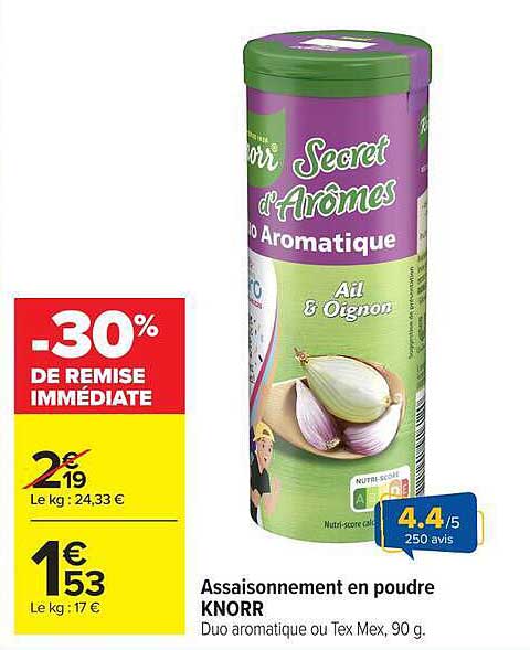 -30% DE REMISE IMMÉDIATE