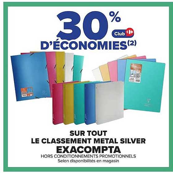 30% d’ÉCONOMIES(2) Club Carrefour