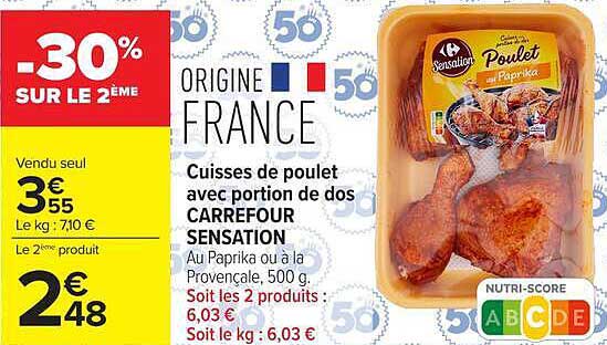 -30% SUR LE 2ÈME