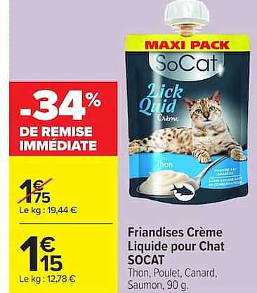 34% DE REMISE IMMÉDIATE