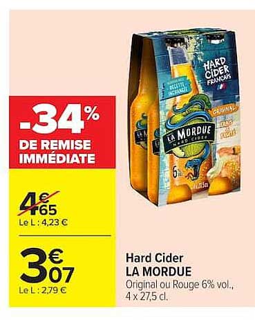 -34% DE REMISE IMMÉDIATE