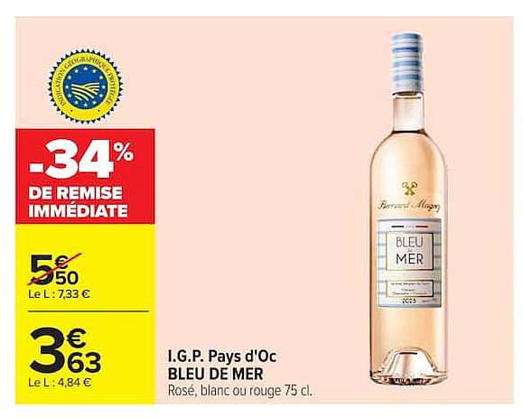 -34% DE REMISE IMMÉDIATE