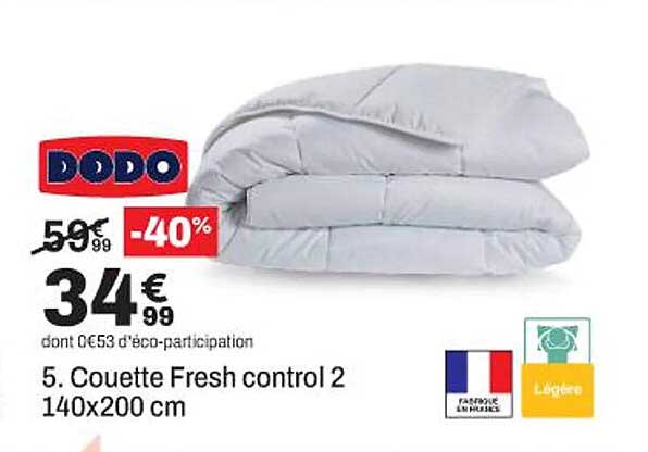 5. Couette Fresh control 2 140x200 cm