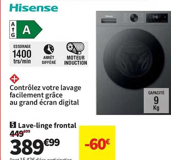 5 Lave-linge frontal