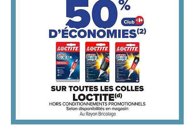 50% D'ÉCONOMIES(2) Club