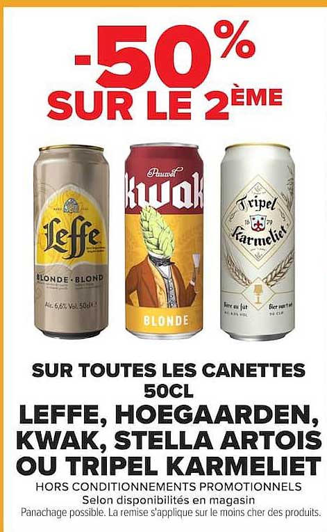 -50% SUR LE 2ÈME