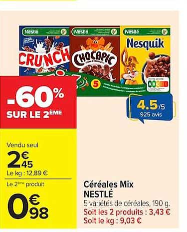 -60% SUR LE 2ÈME