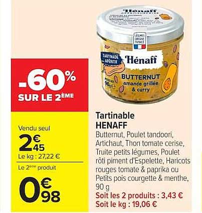 -60% SUR LE 2ÈME