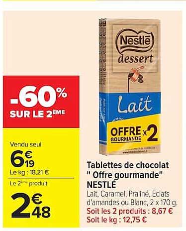 -60% SUR LE 2ÈME