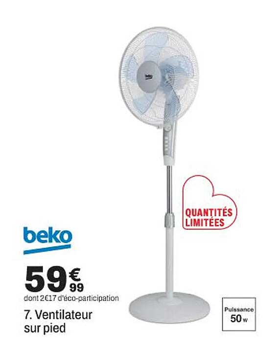 7. Ventilateur sur pied