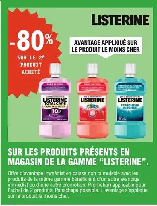 -80% SUR LE 2e PRODUIT ACHETÉ