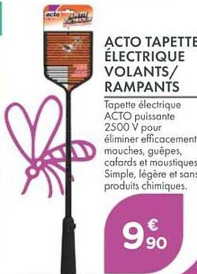 ACTO TAPETTE ÉLECTRIQUE VOLANTS/RAMPANTS