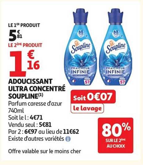 ADOUCISSANT ULTRA CONCENTRÉ SOUPLINE(1)