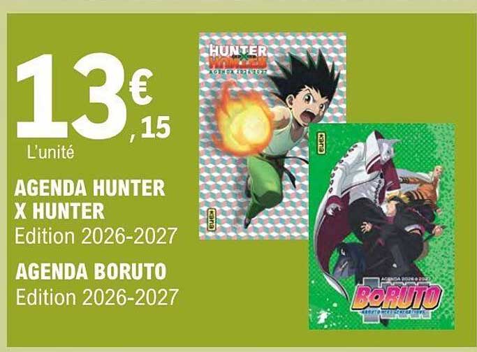 AGENDA HUNTER X HUNTER Edition 2026-2027