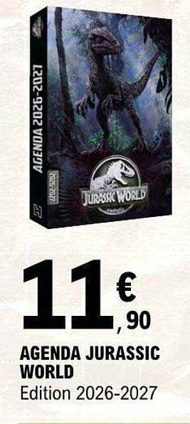 AGENDA JURASSIC WORLD Edition 2026-2027