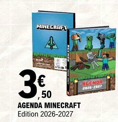 AGENDA MINECRAFT Edition 2026-2027