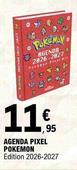 AGENDA PIXEL POKEMON Edition 2026-2027