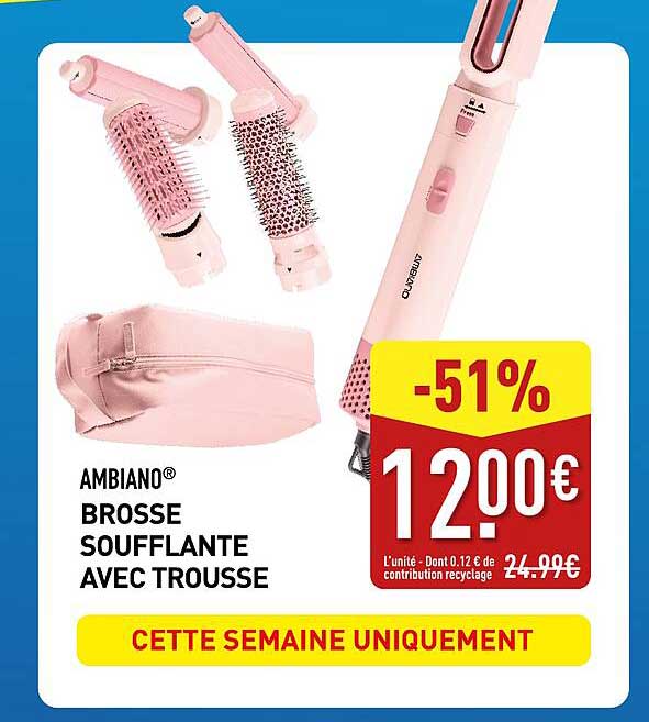 AMBIANO® BROSSE SOUFFLANTE AVEC TROUSSE
