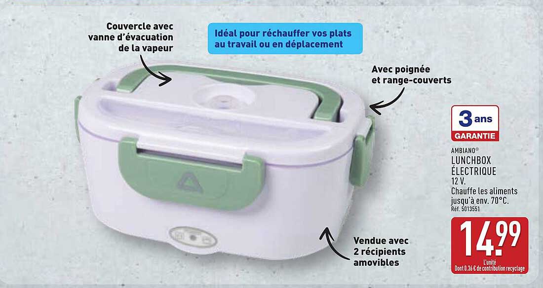 AMBIANO® LUNCHBOX ÉLECTRIQUE 12 V.