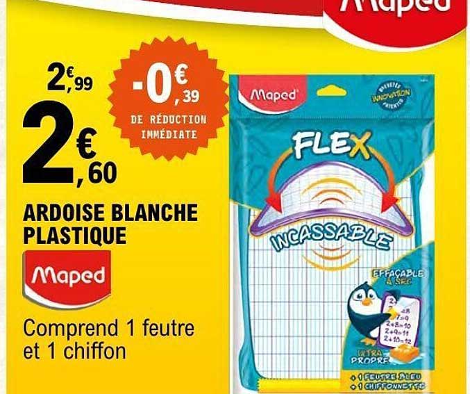 ARDOISE BLANCHE PLASTIQUE