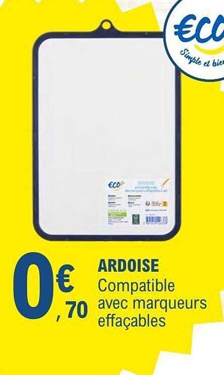 ARDOISE Compatible avec marqueurs effaçables