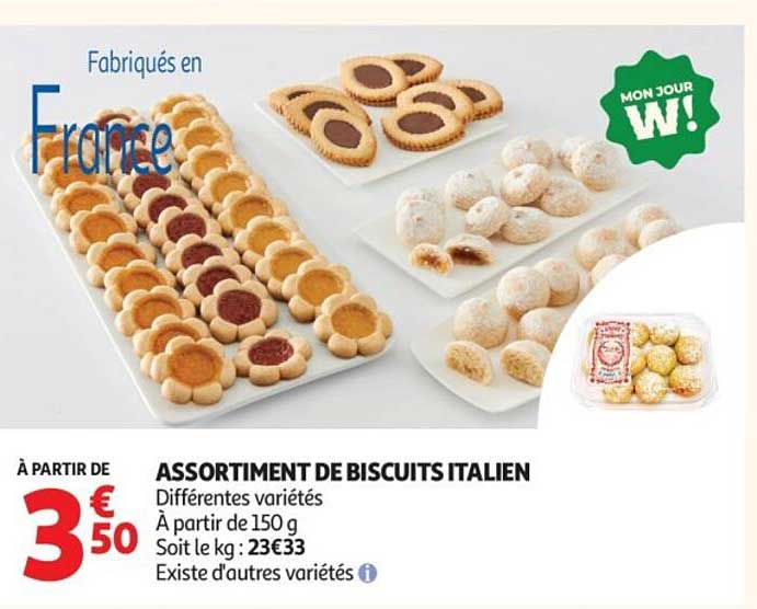 ASSORTIMENT DE BISCUITS ITALIEN