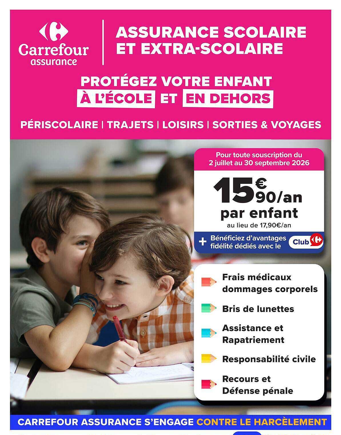 ASSURANCE SCOLAIRE ET EXTRA-SCOLAIRE