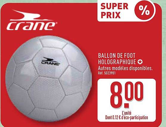 BALLON DE FOOT HOLOGRAPHIQUE