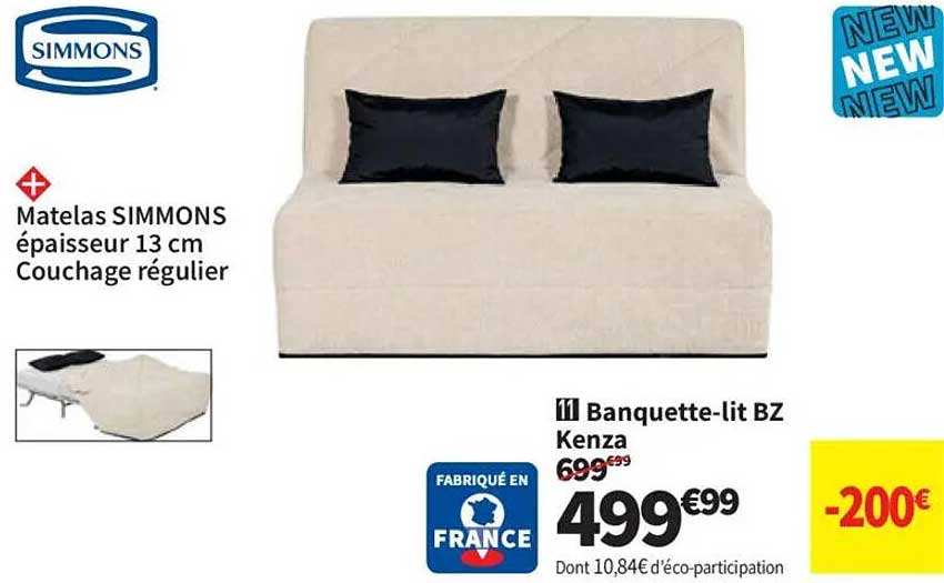 Banquette-lit BZ Kenza