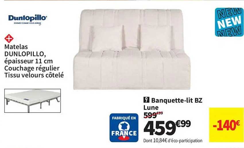 Banquette-lit BZ Lune