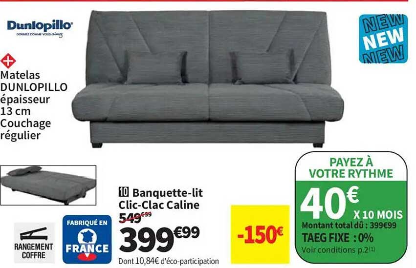 Banquette-lit Clic-Clac Catline