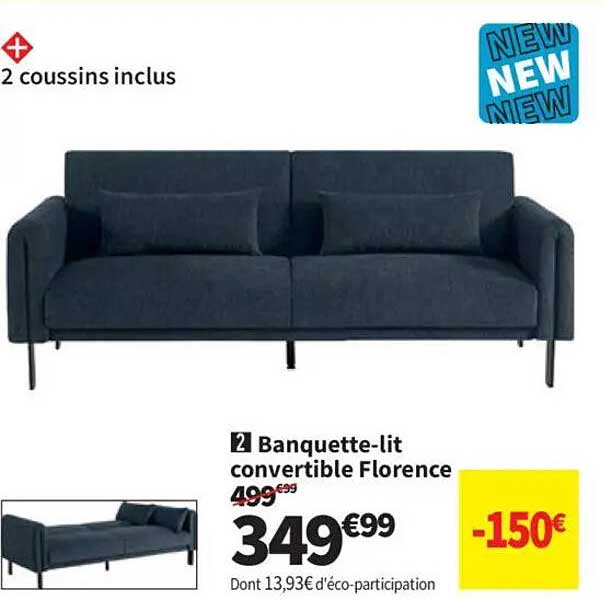 Banquette-lit convertible Florence