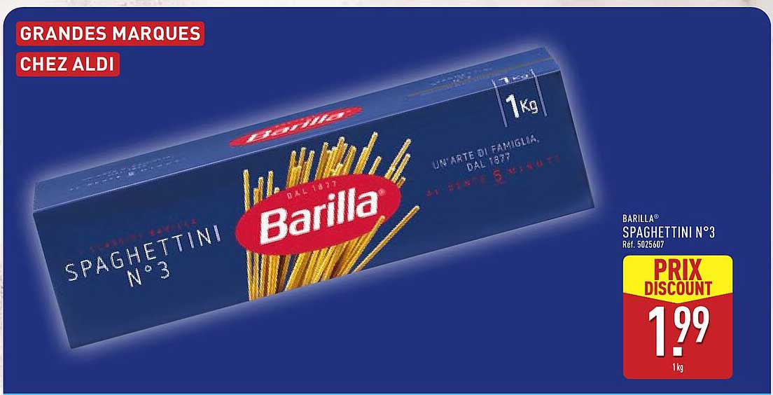 BARILLA® SPAGHETTINI N°3