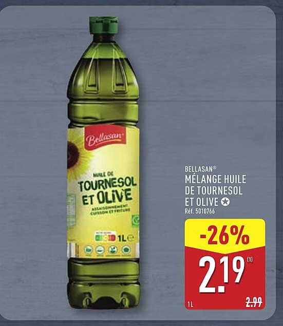 BELLASAN® MÉLANGE HUILE DE TOURNESOL ET OLIVE