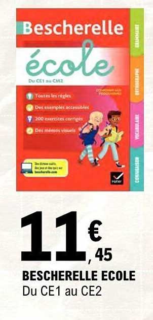 BESCHERELLE ECOLE Du CE1 au CE2