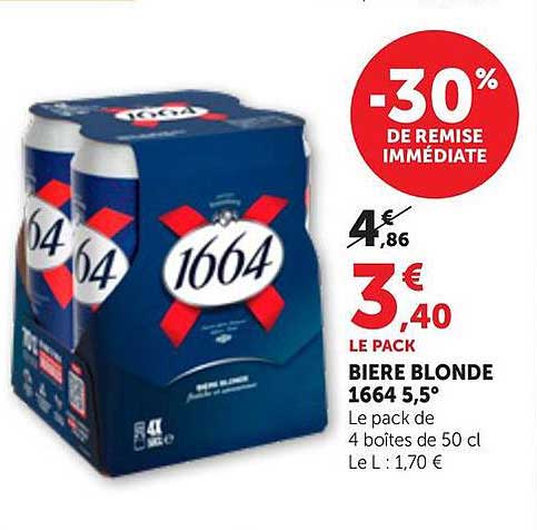 BIERE BLONDE 1664 5,5°