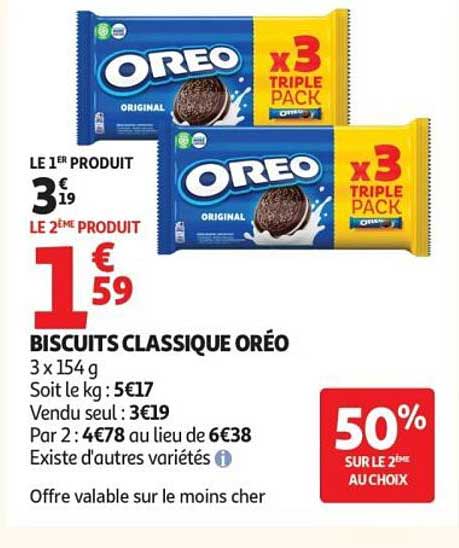BISCUITS CLASSIQUE ORÉO