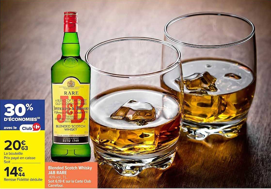 Blended Scotch Whisky J&B RARE