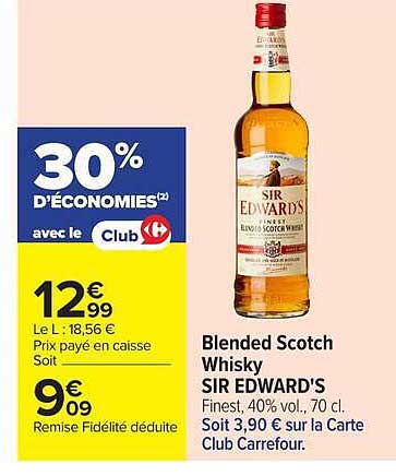 Blended Scotch Whisky SIR EDWARD'S