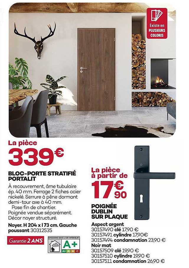 BLOC-PORTE STRATIFIÉ PORTALIT