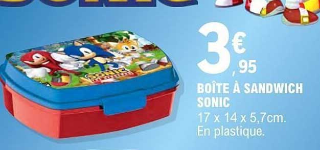 BOÎTE À SANDWICH SONIC
