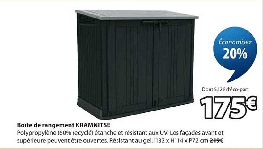 Boîte de rangement KRAMNITSE