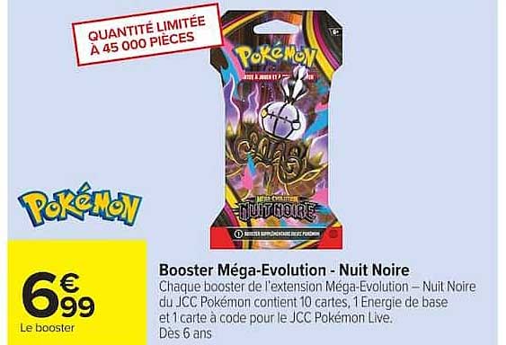 Booster Méga-Evolution - Nuit Noire