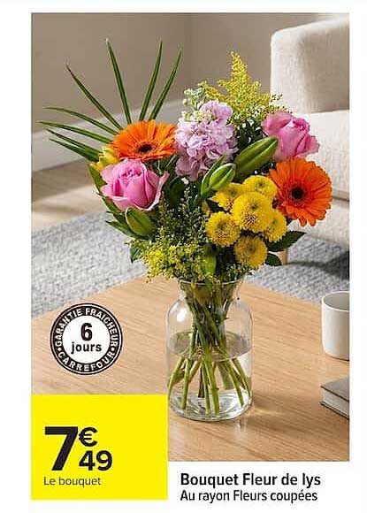 Bouquet Fleur de lys Au rayon Fleurs coupées