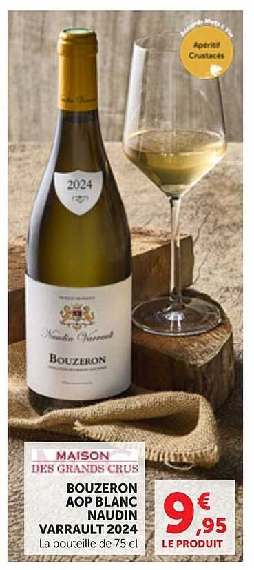 BOUZERON AOP BLANC NAUDIN VARRAULT 2024 La bouteille de 75 cl