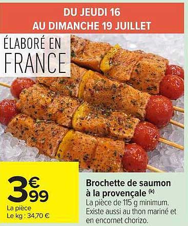 Brochette de saumon à la provençale (k)