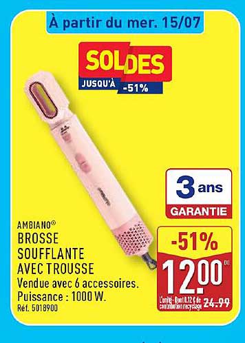 BROSSE SOUFFLANTE AVEC TROUSSE
