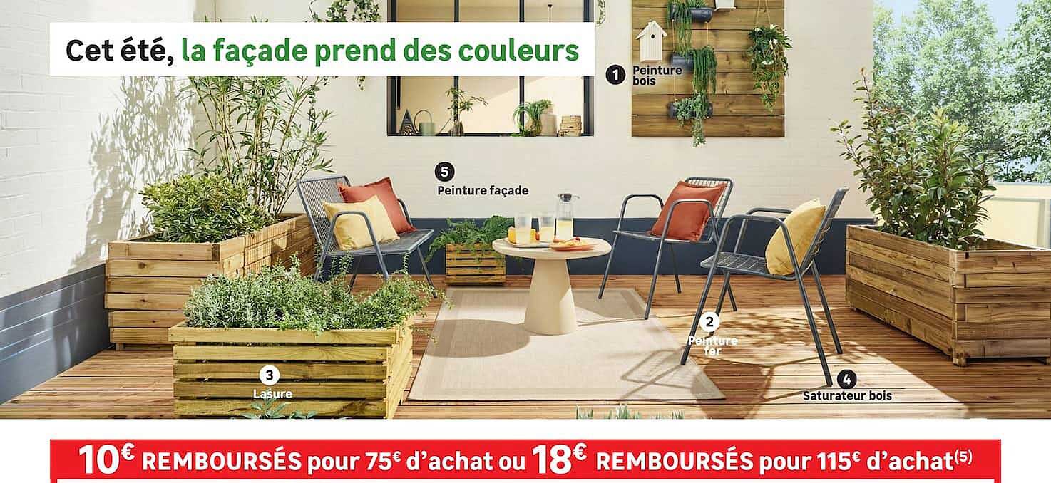 Cet été, la façade prend des couleurs